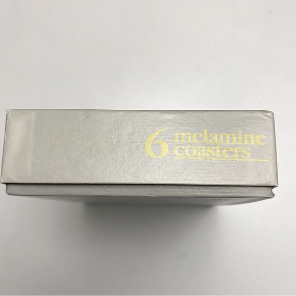 NWT Set of 6 Melamine Table Mats and Matching Coasters - Picture 12 of 12